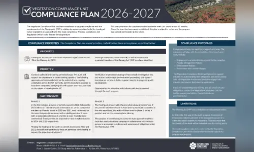 Vegetation Compliance Plan.