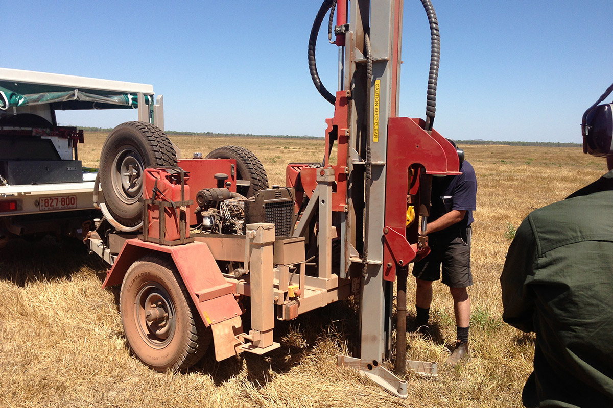 Vegetation is described at a site adjacent to the soil site in the field. The soil and vegetation data is integrated with landscape information to create ecosystem maps.