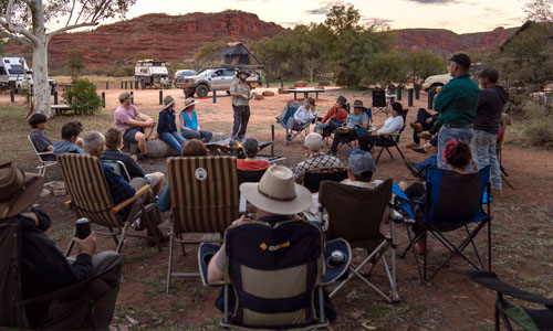Rangers refine their park interpretation skills in preparation for the 2025 Territory Parks Alive program