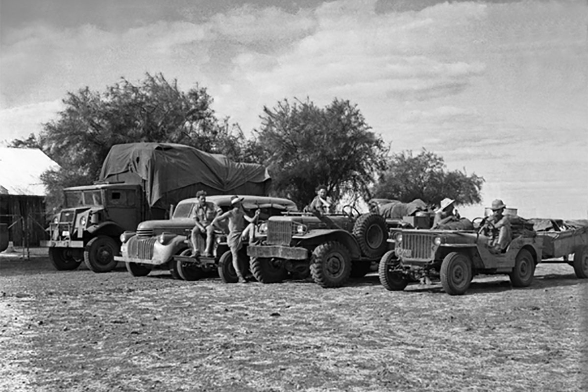 CSIRO Anthony Lagoon 1948 & DEPWS Anthony Lagoon 2018 - A CSIRO land resource team on Anthony Lagoon Station in 1948 and department staff 70 years later on the same station.