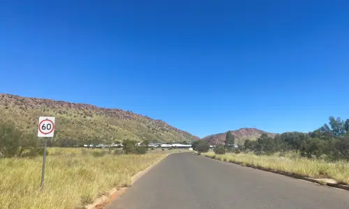 High way in Alice Springs.