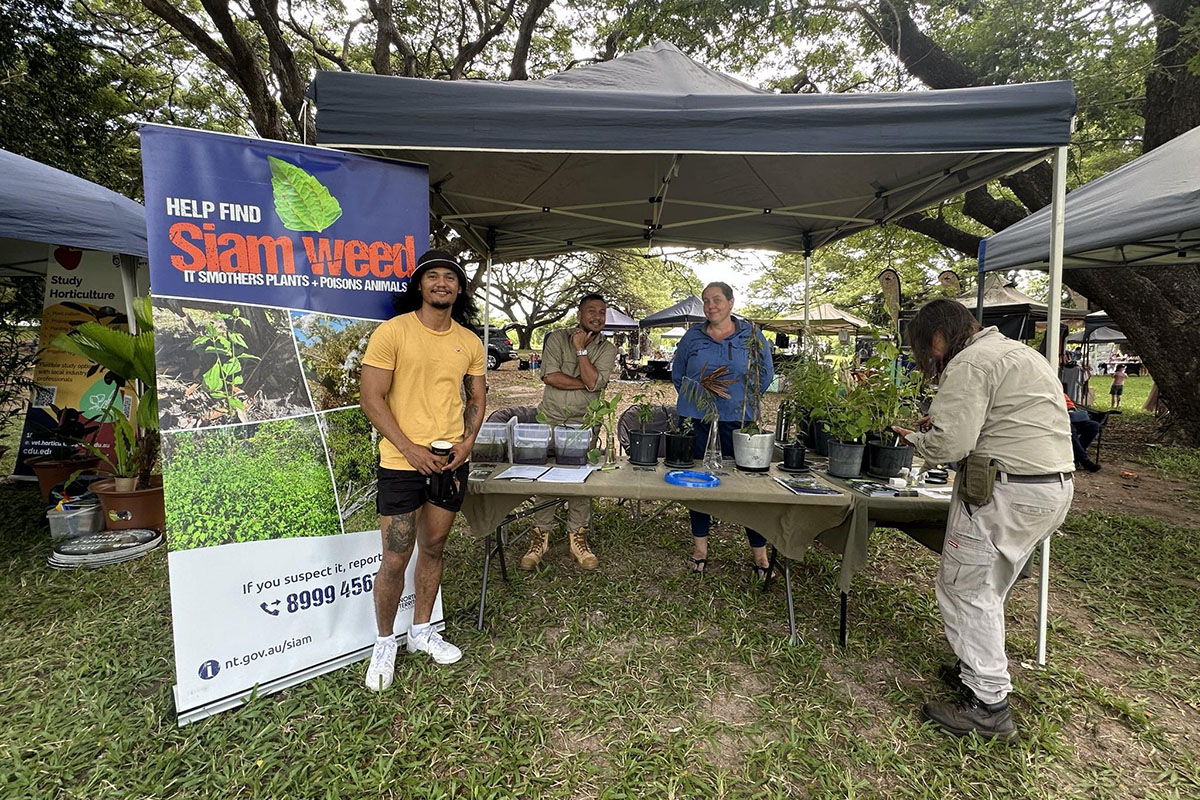 Weed Management Branch showcases sustainable solutions at George Brown Darwin Botanic Gardens Open Day 2024!