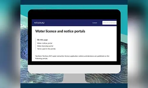 The water notices portal 