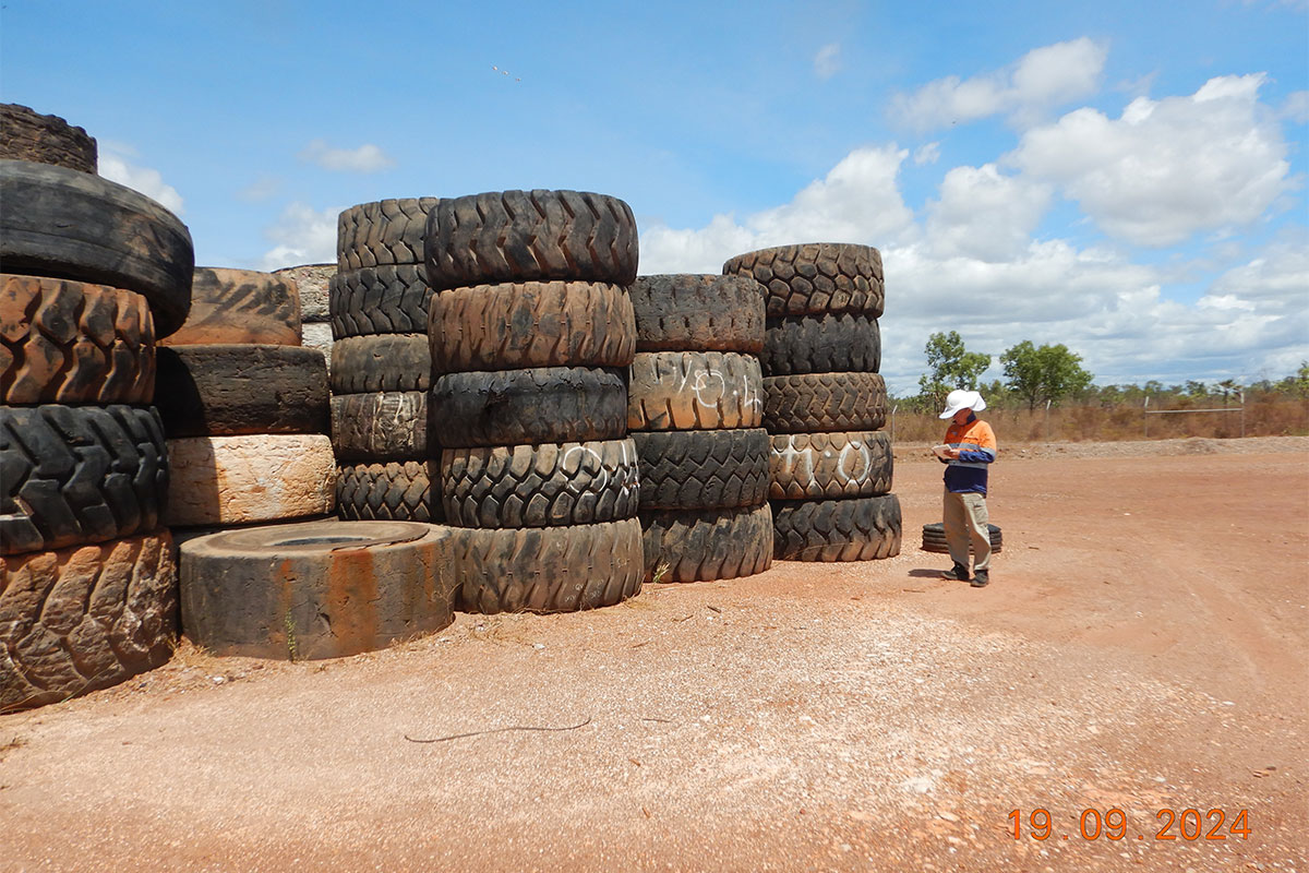 Tyre management at Northern Territory Landfills in regulators sights