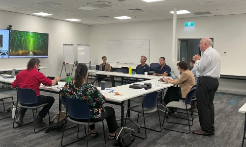 The Adelaide River Water Advisory Committee at work in meeting 8