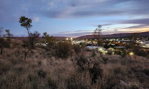 Alice Springs from ANZAC Hill.