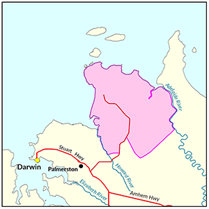 Gunn Point locality map