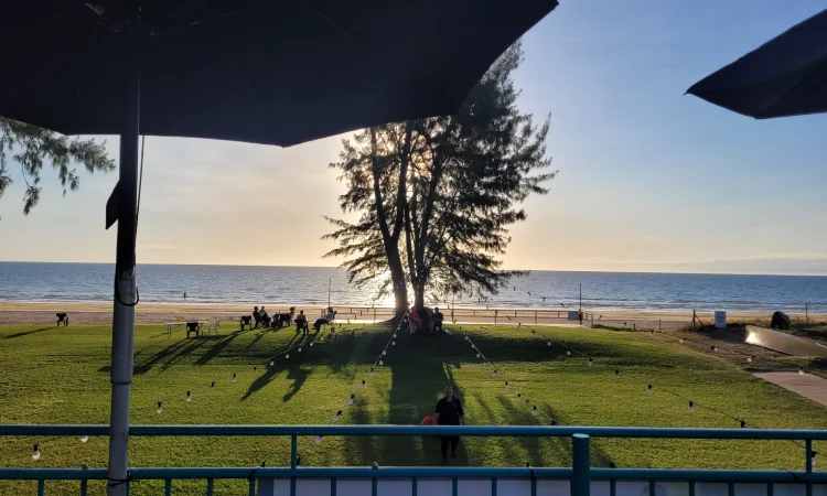 Balcony View of Casuarina Beach