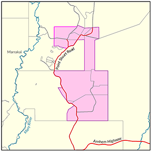 Wildman River locality map