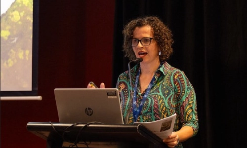 Nerida Beard, Executive Director Water Resources, presenting at the Water from the Bush Conference.