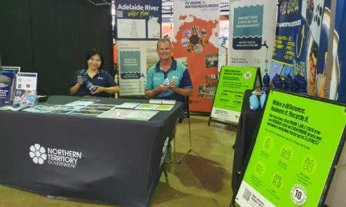 Water Resources and Environment and Heritage Connect with Community at the Darwin Show 