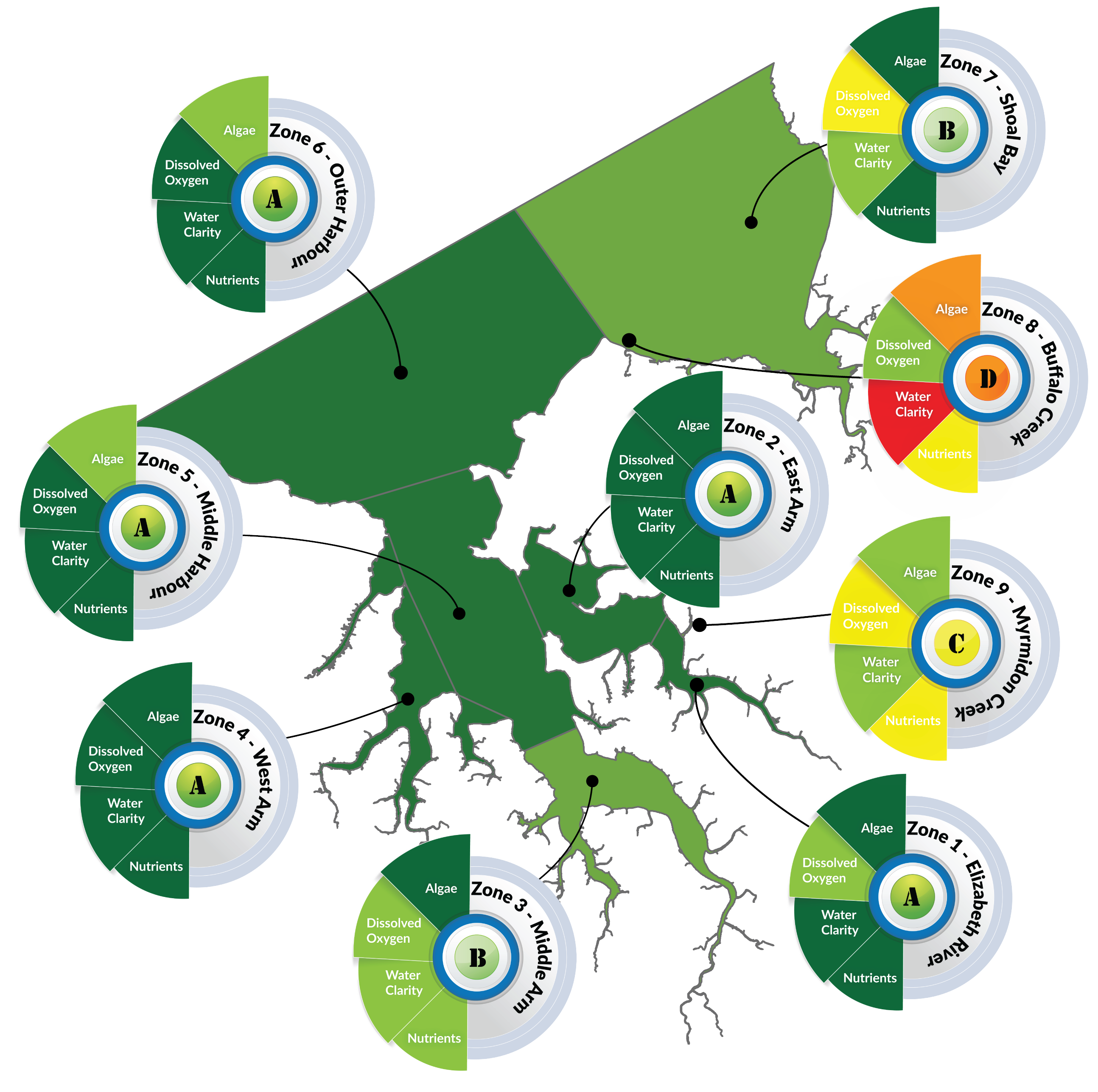 2023 report card score map