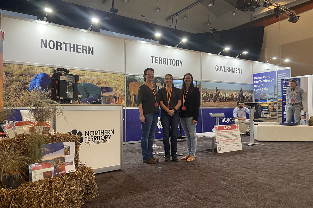 Christine Plewinski, Land Development Facilitator, Maria Wauchope, Executive Director Rangelands and Rebecca de Vries, Director Development Coordination