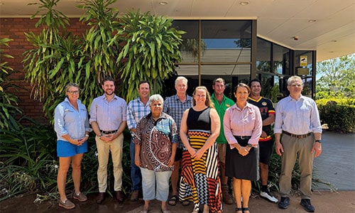 Photo of the Daly River water advisory committee.