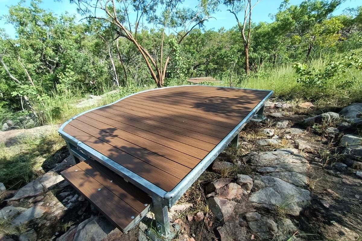 Crystal Falls Sleeping Platforms, Jatbula Trail NT.