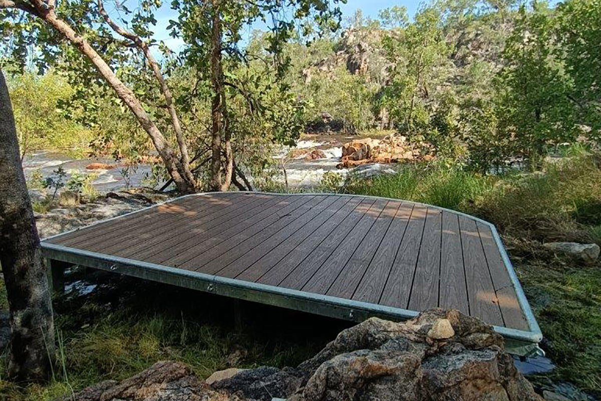 Crystal Falls Sleeping Platforms, Jatbula Trail NT.