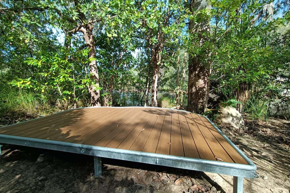 Crystal Falls Sleeping Platforms, Jatbula Trail NT.