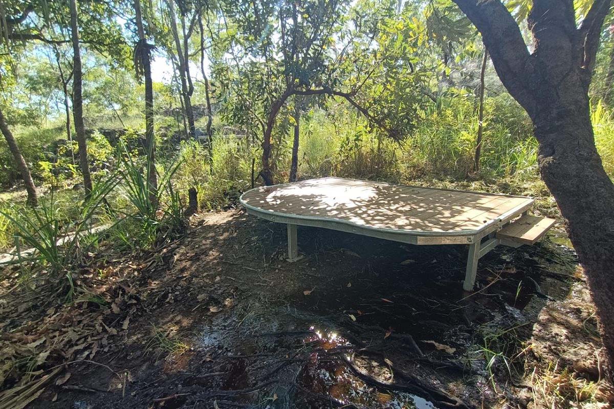 Crystal Falls Sleeping Platforms, Jatbula Trail NT.